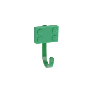 Wieszak meblowy GTV Kid klocek zielony