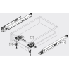 Prowadnica Tandem pełen wysuw Blumotion 600mm