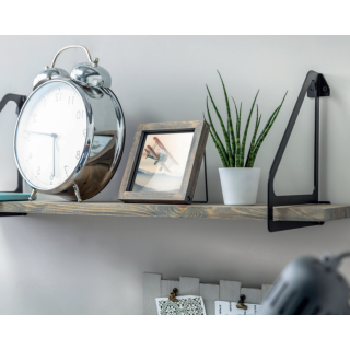 Podpórka półki GTV Ingrid 26x23 czarny mat