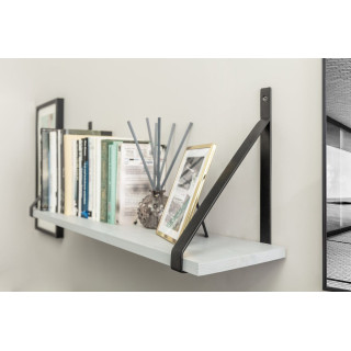 Podpórka półki Gino GTV 30x22 czarny mat