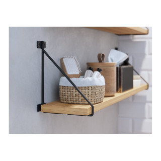 Podpórka półki Bar GTV 21x17 czarny mat